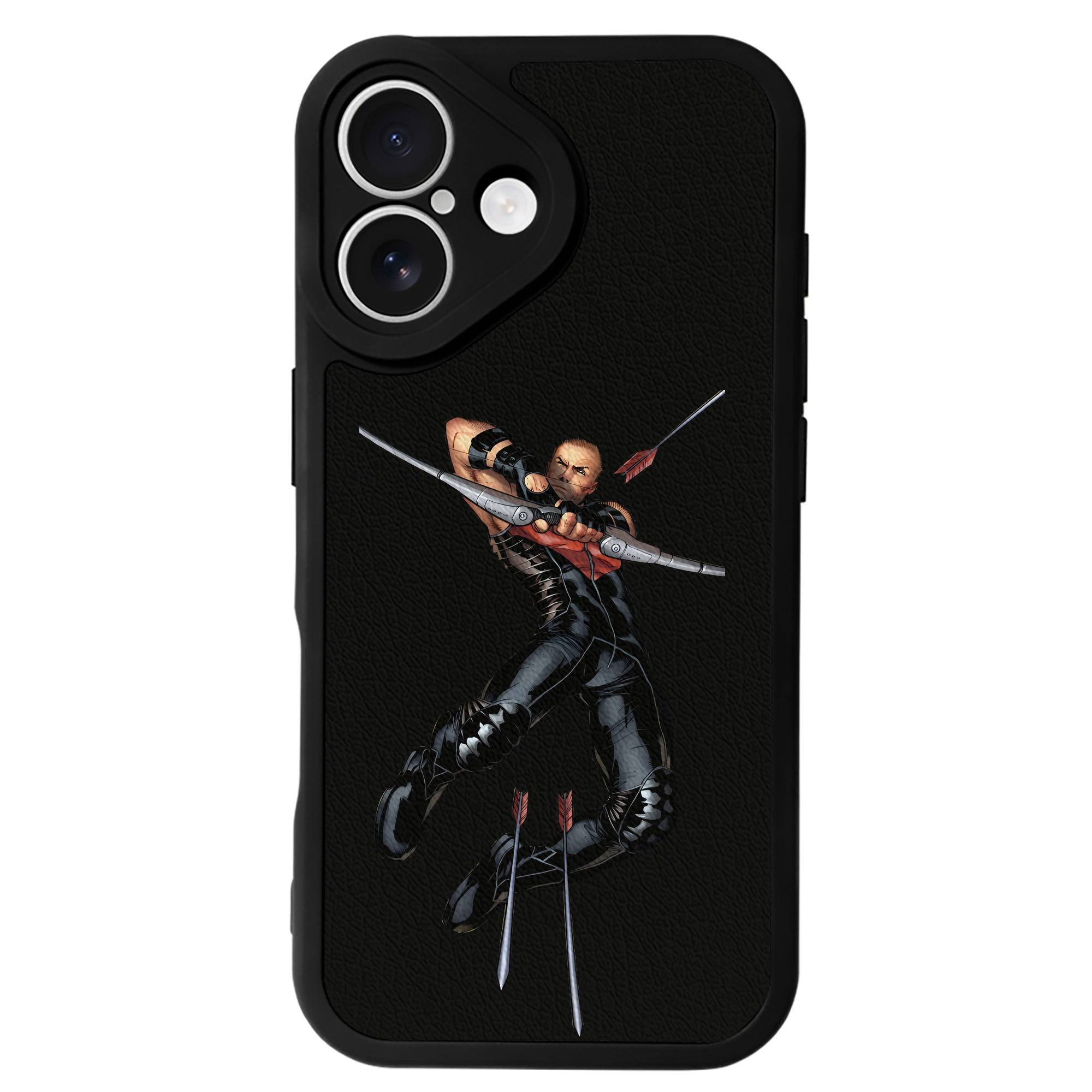 （画像用） アベンジャーズ The Avengers 【iPhone 16シリーズ対応】シリコンスマホケース（レザー調） 材質：シリコン